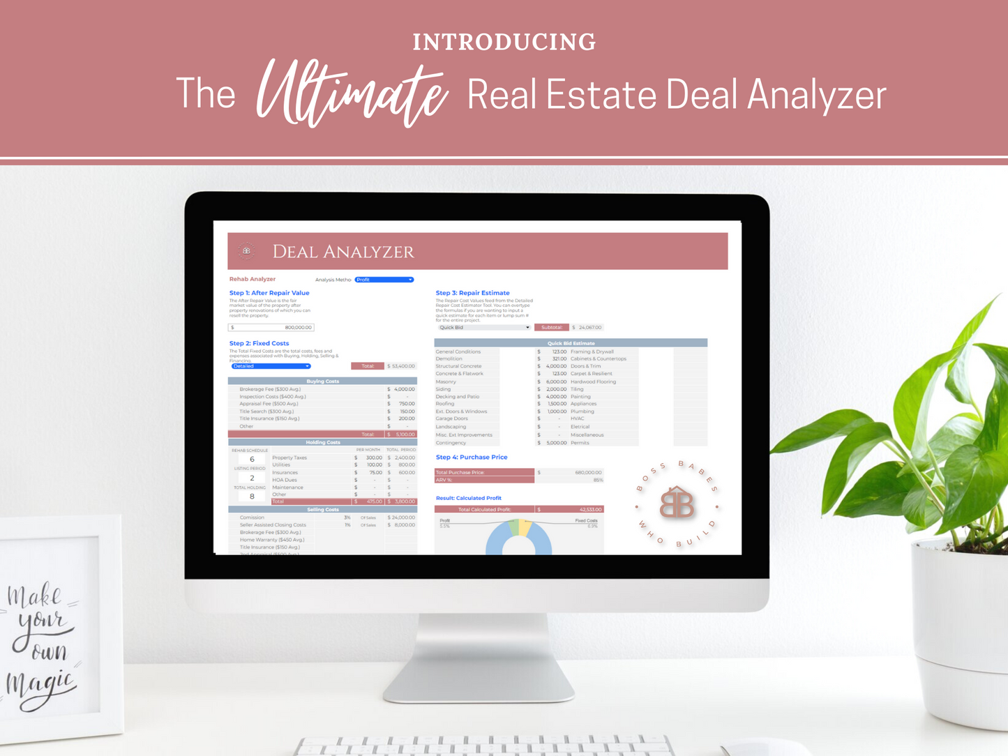 Boss Babe Real Estate Deal Analyzer: Maximize Profits with Confidence