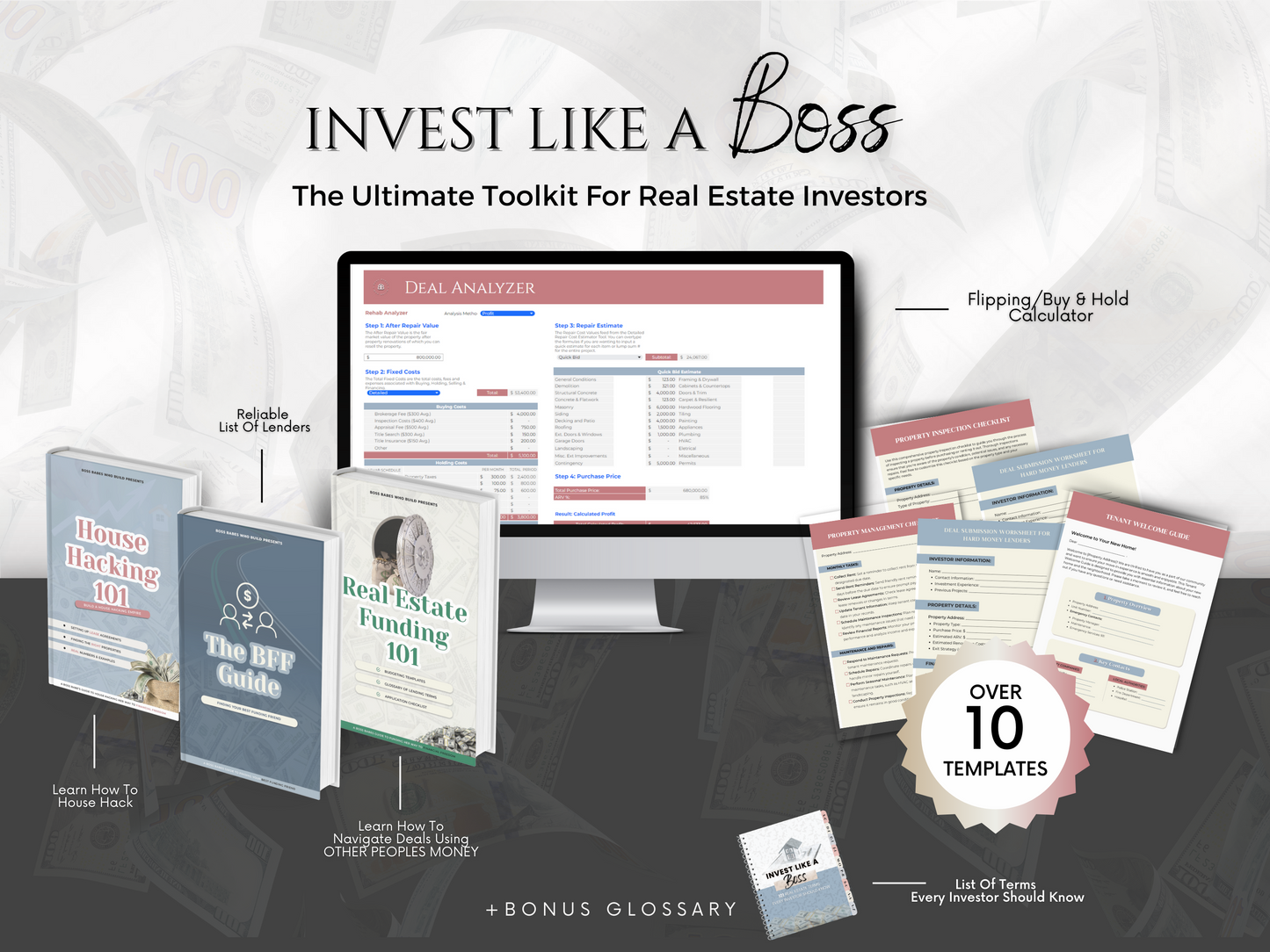 Invest Like A Boss Bundle: Real Estate Investor Starter Kit