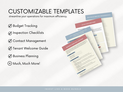 Invest Like A Boss Bundle: Real Estate Investor Starter Kit