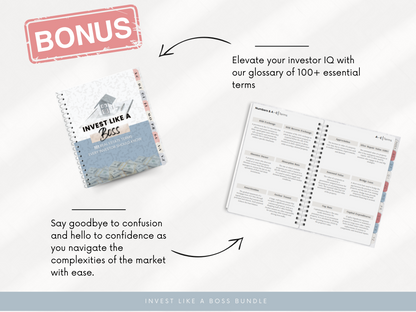 Invest Like A Boss Bundle: Real Estate Investor Starter Kit